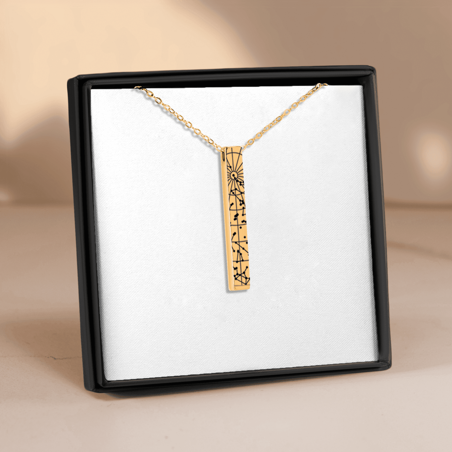 StarMap 3D Bar Necklace