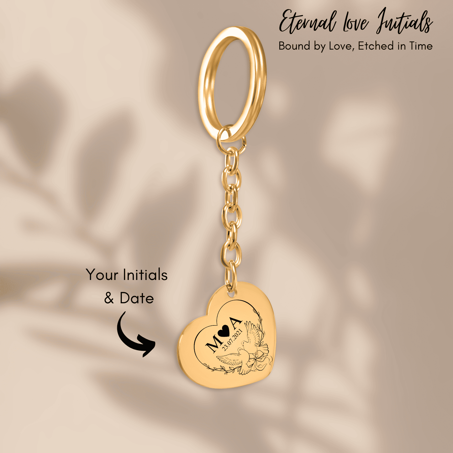 Eternal Love Initials H.K