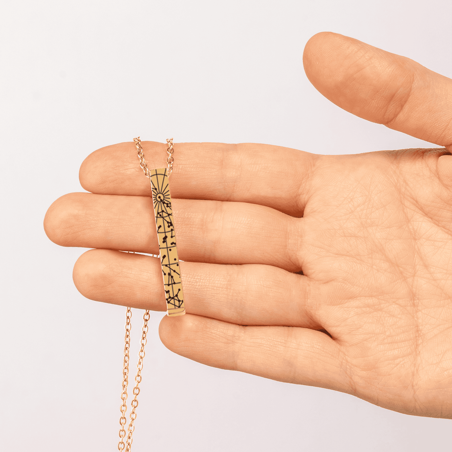 StarMap 3D Bar Necklace