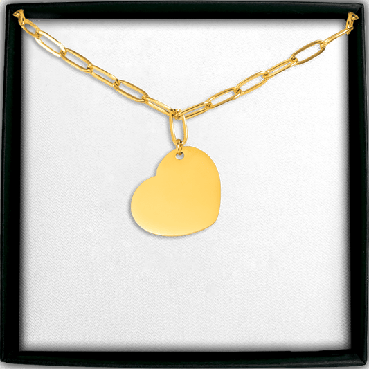 Paperclip Heart Necklace