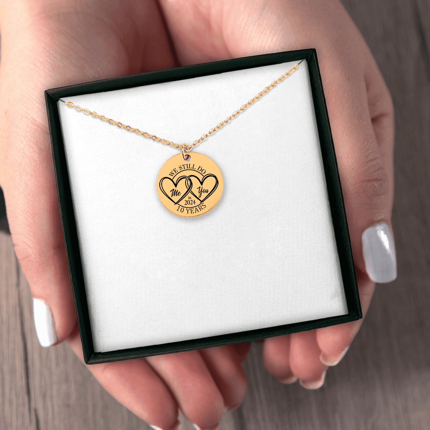 10th Years Anniversary Coin Necklace