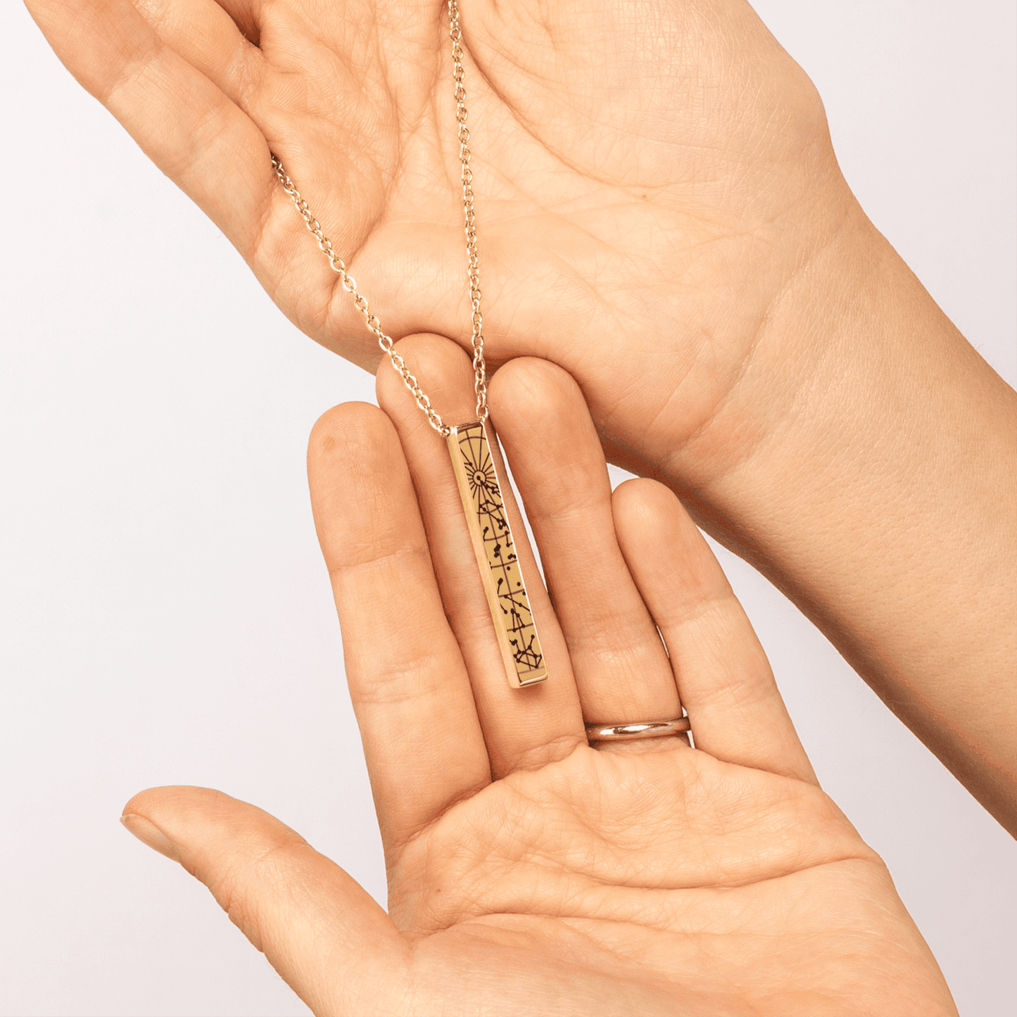 StarMap 3D Bar Necklace