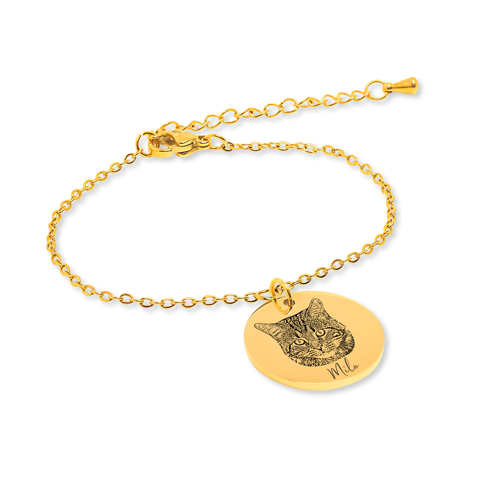 Cat Portrait Bracelet