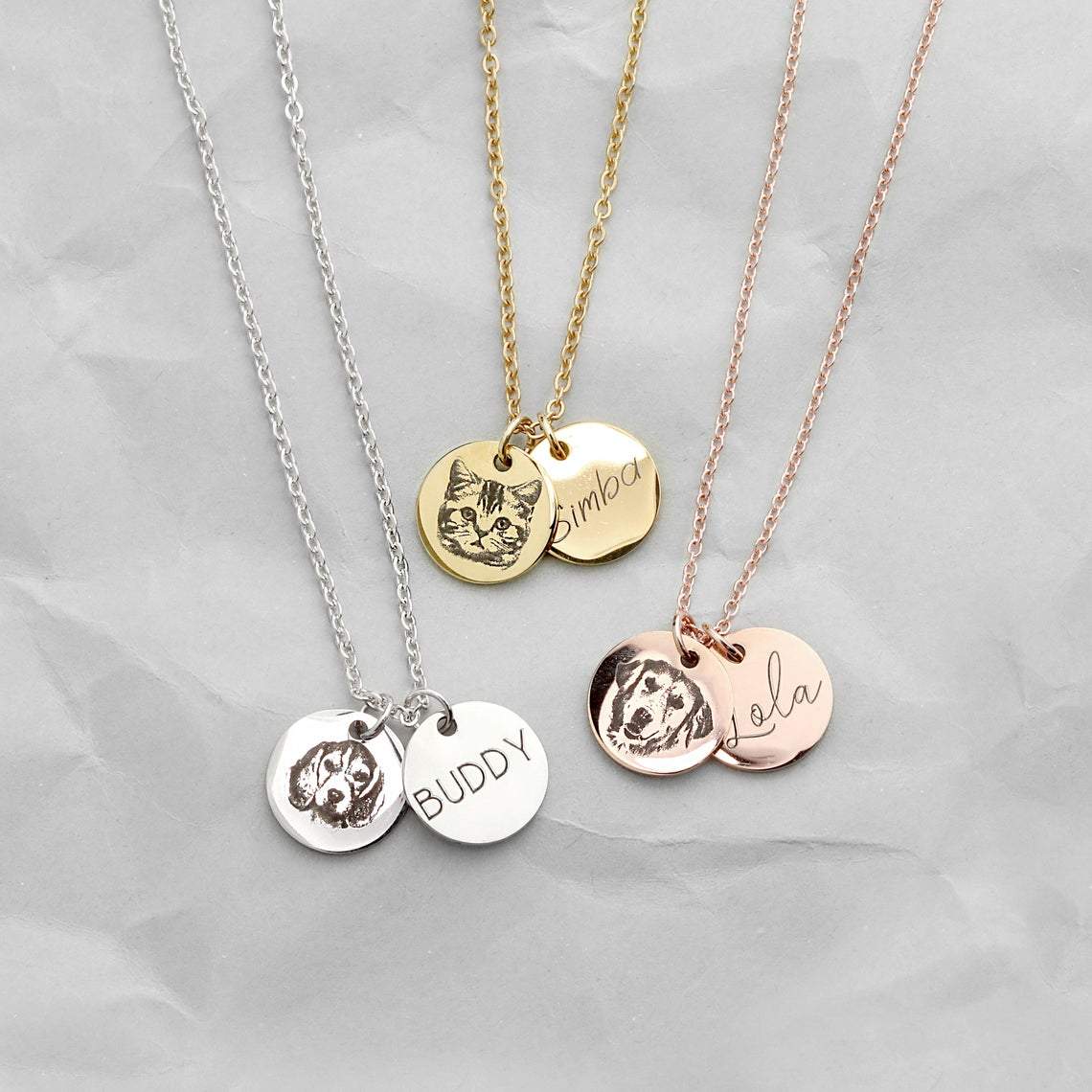 Necklace with 2 coins