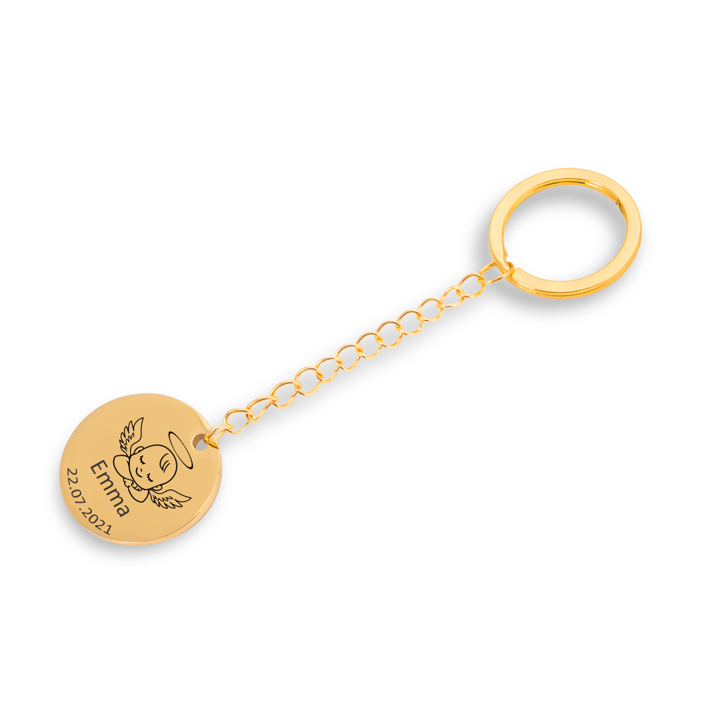 Baby Angel Keychain