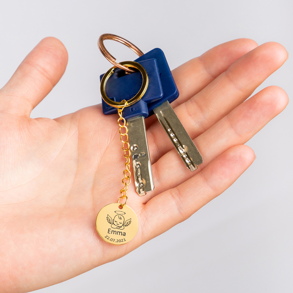 Baby Angel Keychain