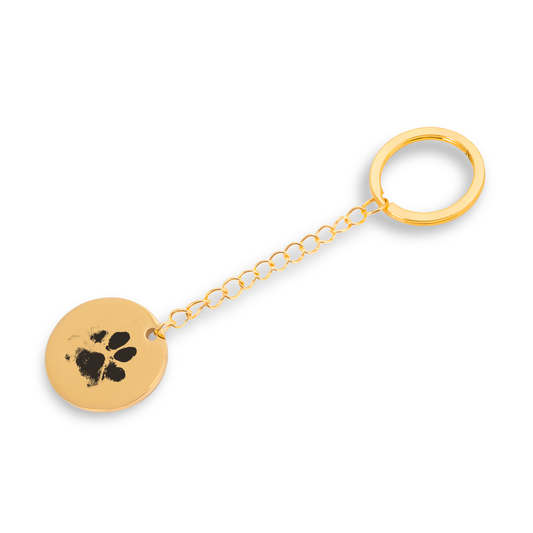Pawprint Keychain