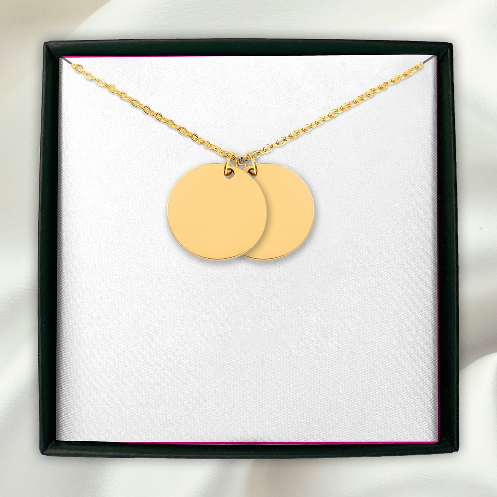 Necklace with up to 3 coins